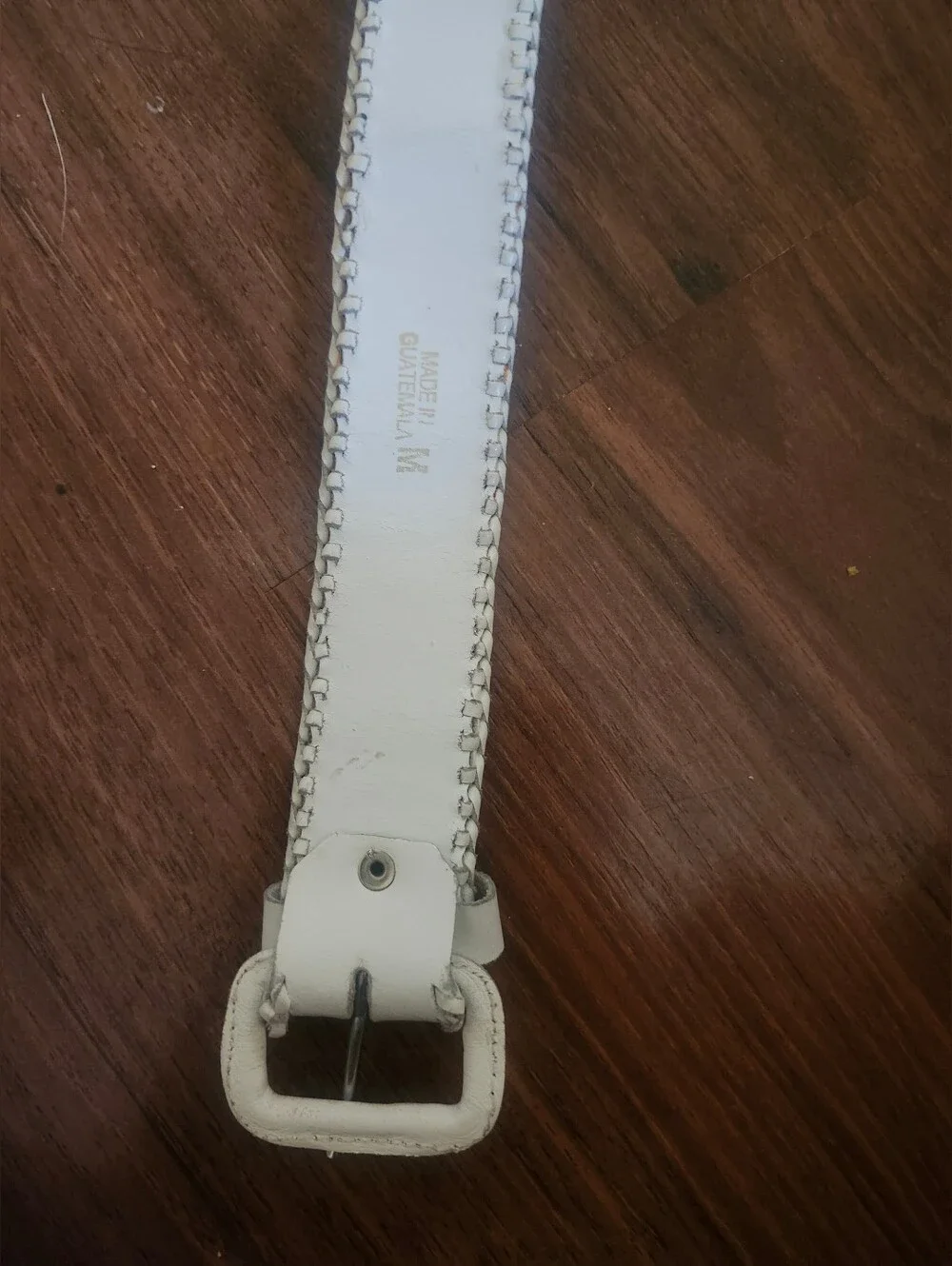 Vintage Belt From Guatemala Size M Multicolor & White